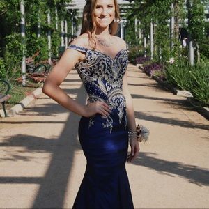 Jovani Mermaid Fit Prom Dress